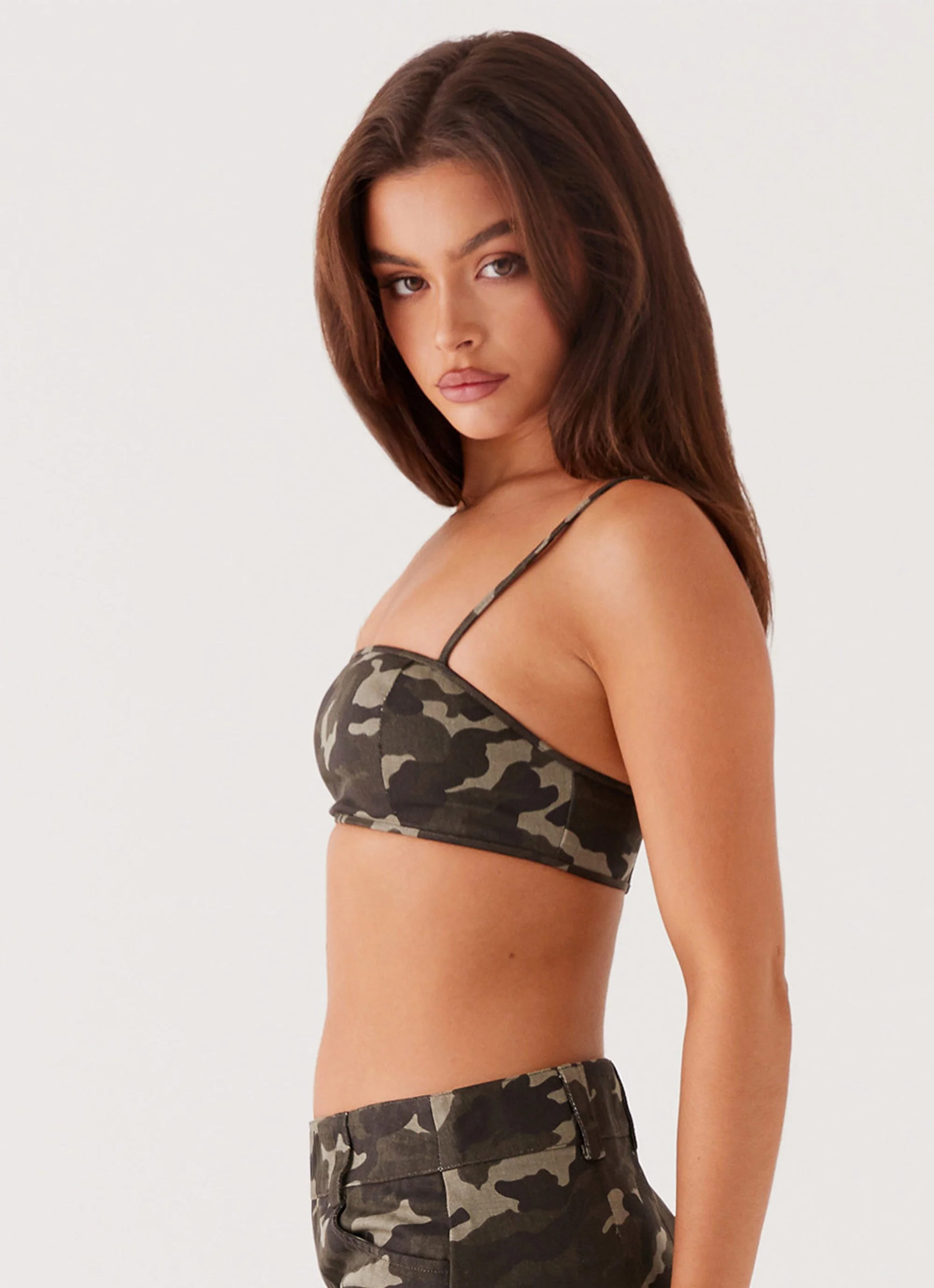 Underground Lust Crop Top - Camo - Image 3