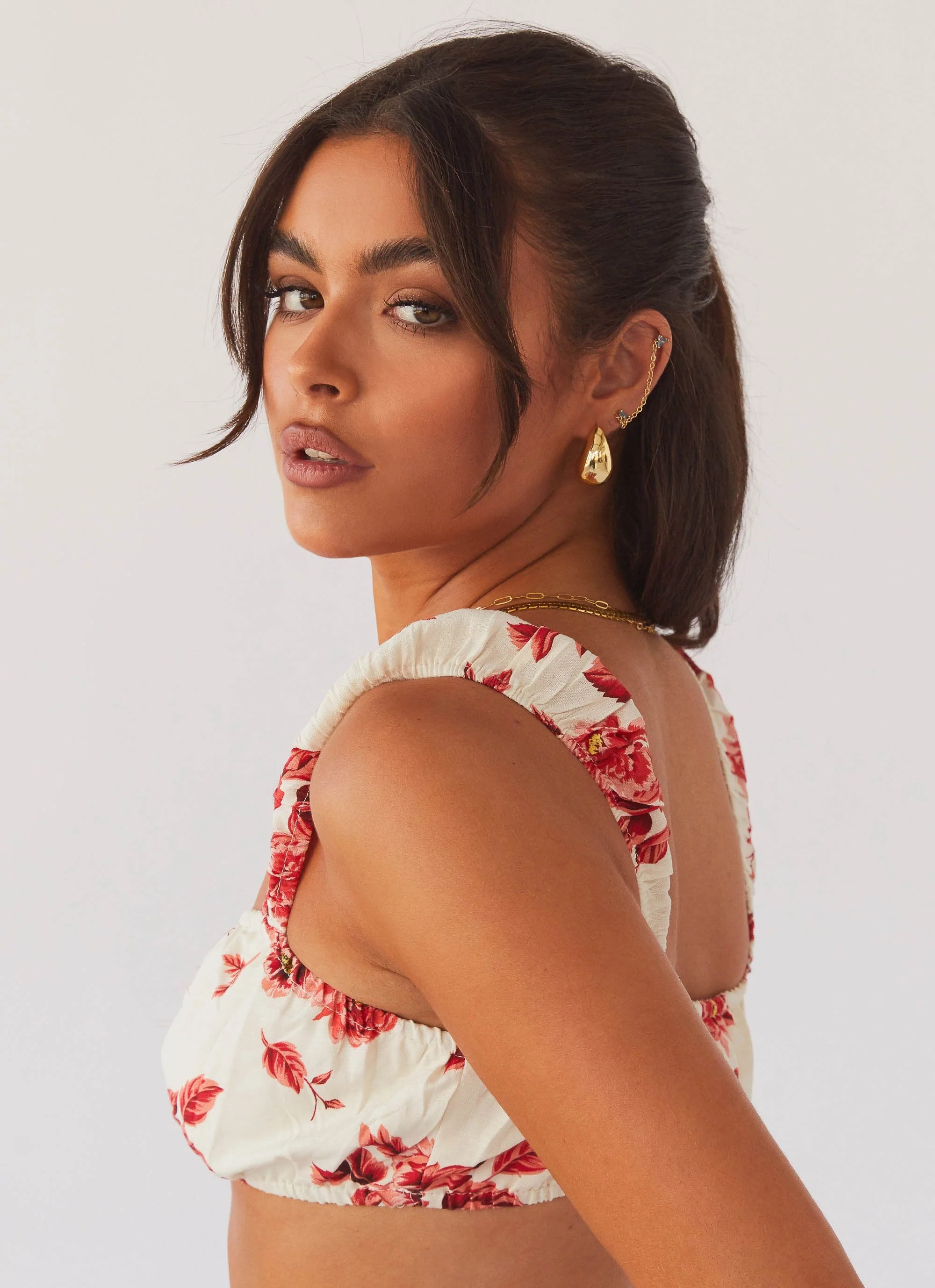 Valencia Villa Bralet Top - Rosa Floria - Image 5