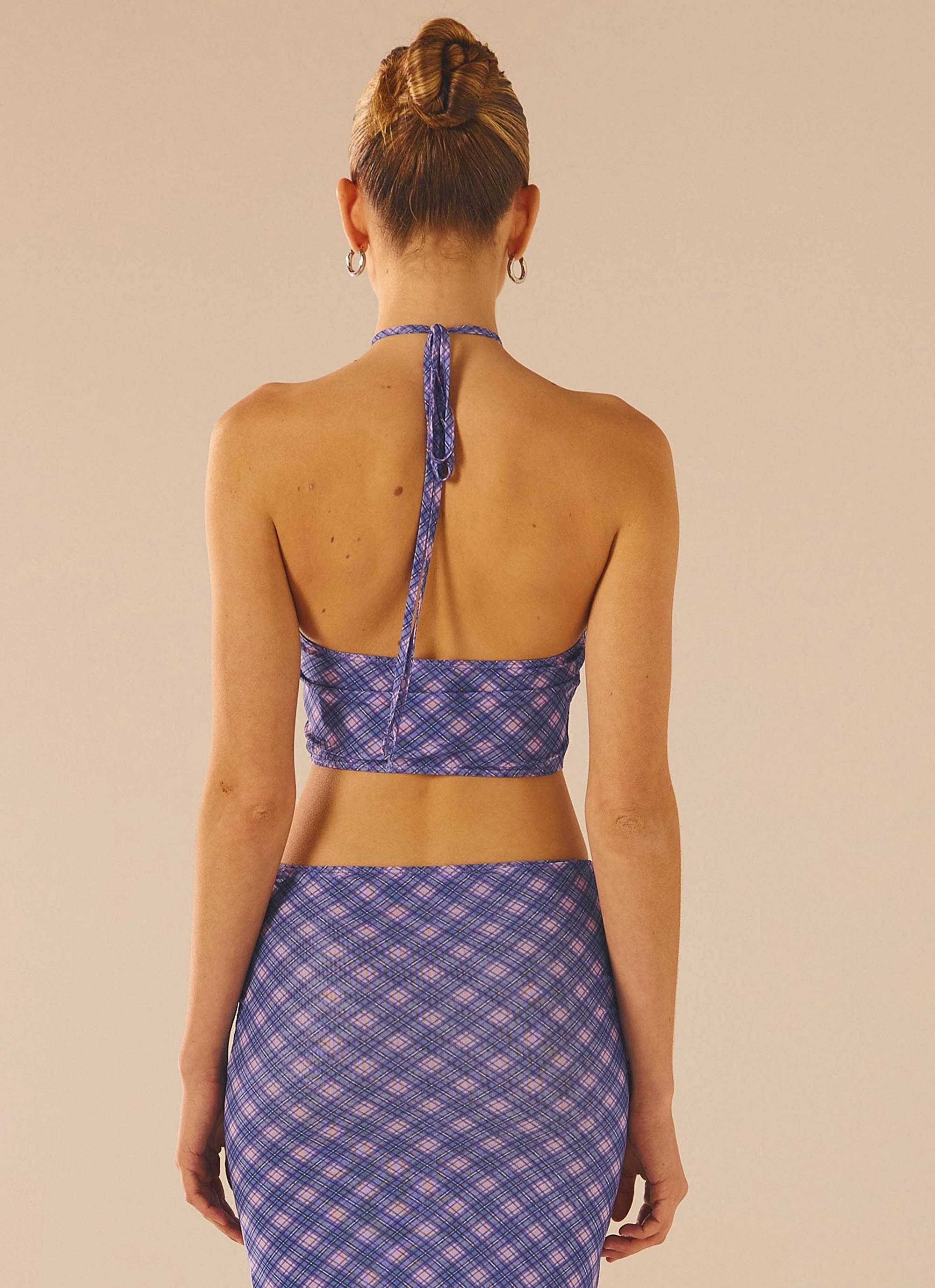 Valetta Vino Crop Top - Purple Haze - Image 2
