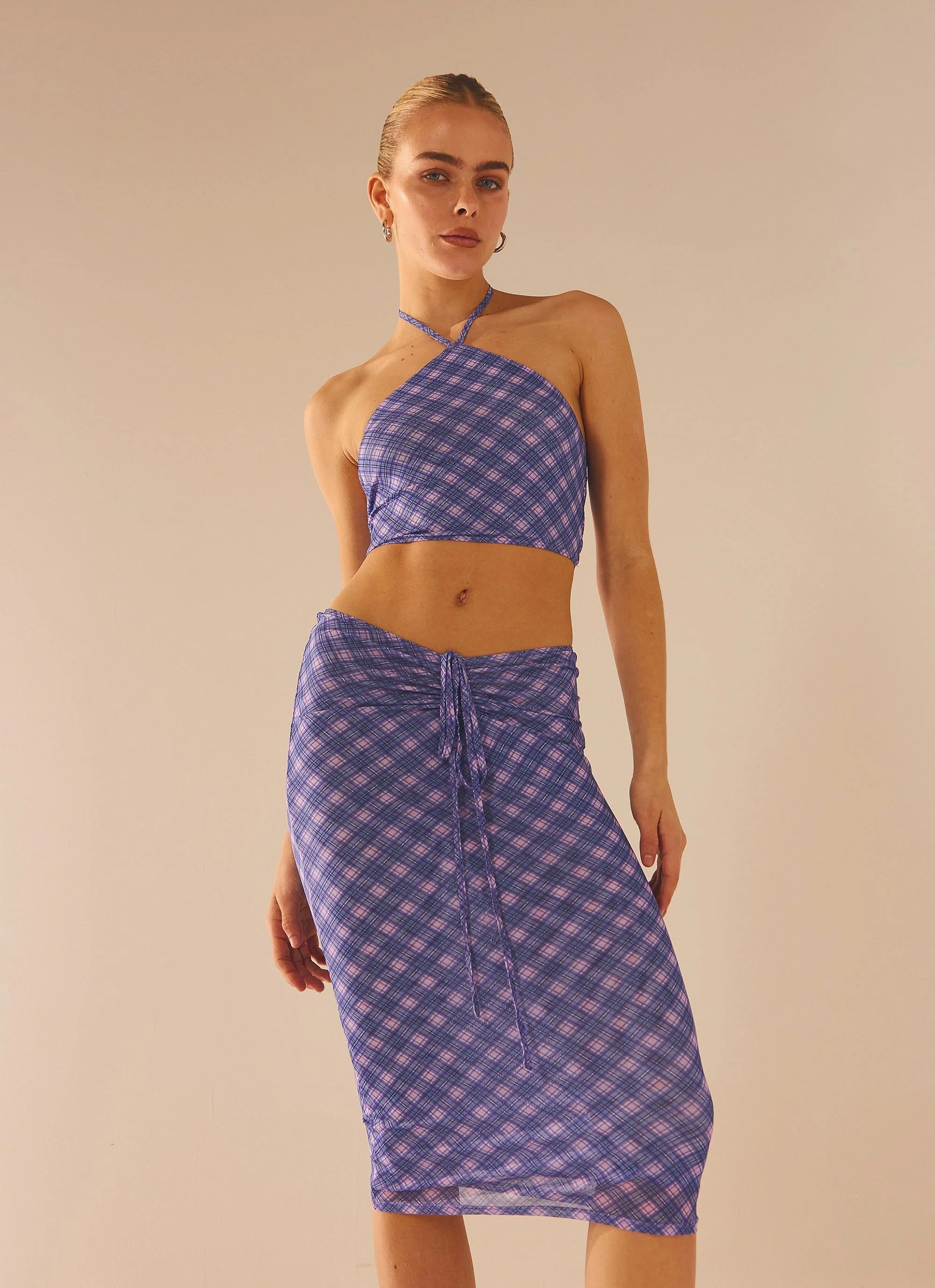 Valetta Vino Crop Top - Purple Haze - Image 5