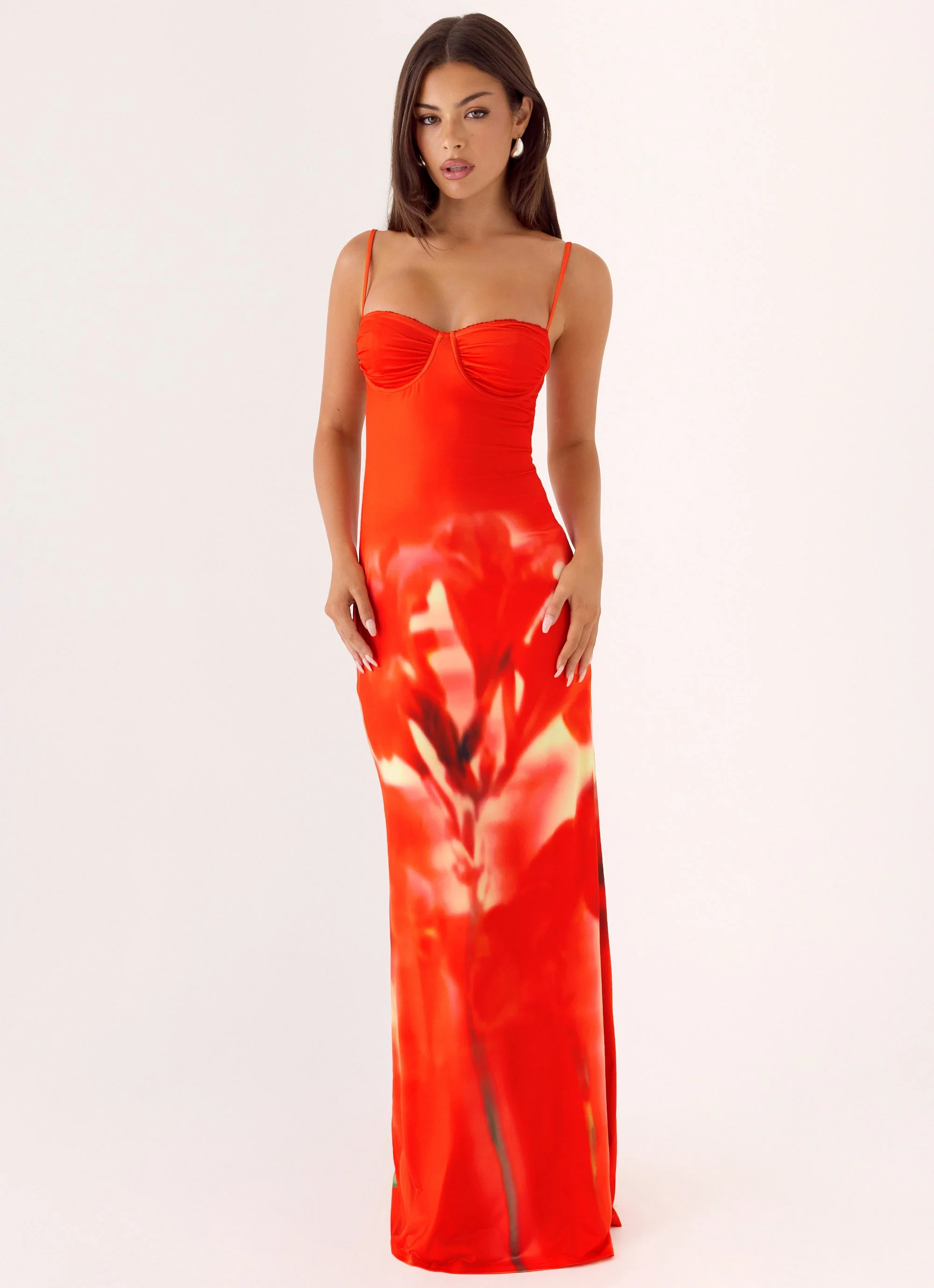 Vamonos Maxi Dress - Fire Petal - Image 6