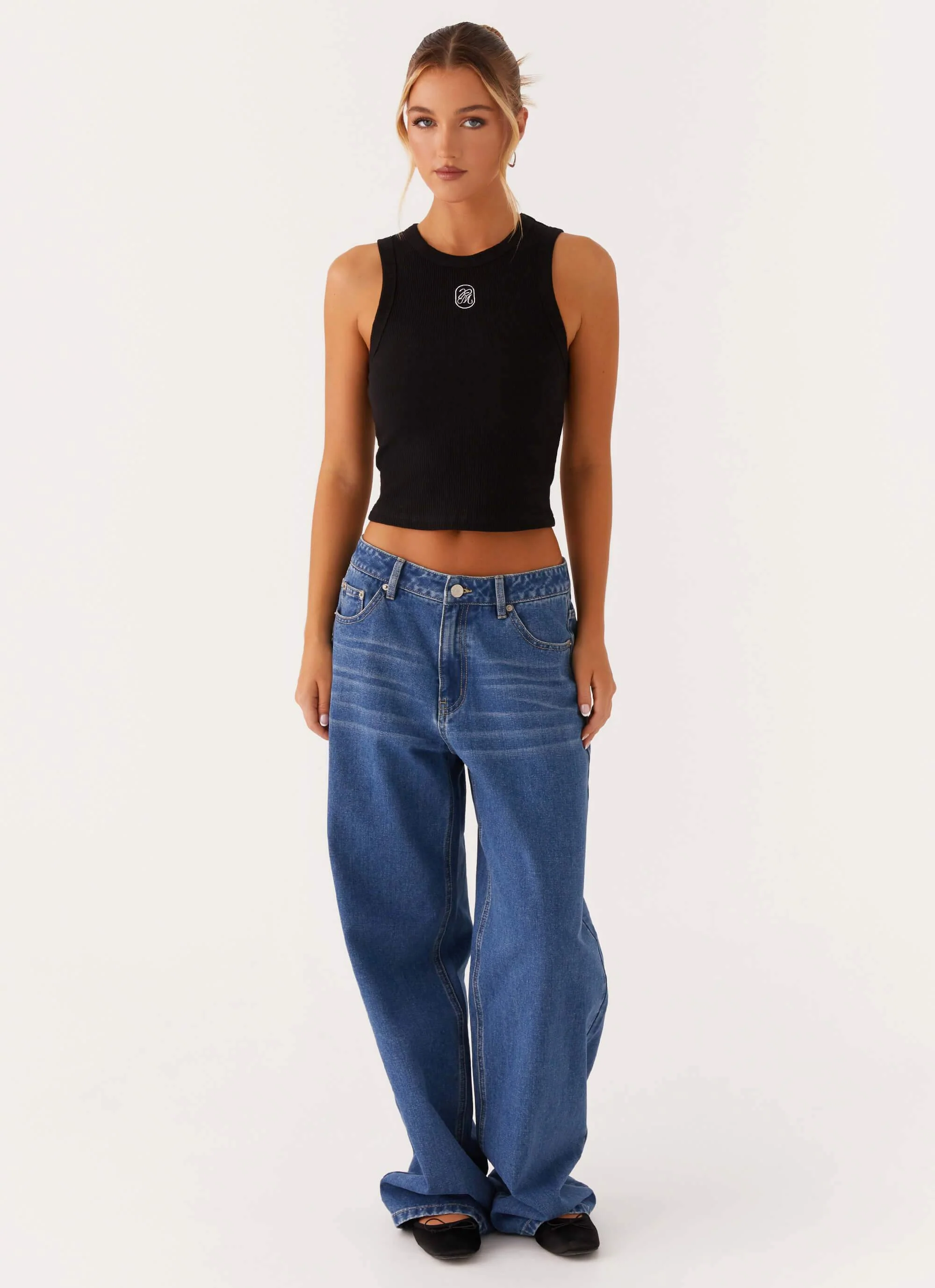Veda Tank Top - Black - Image 3