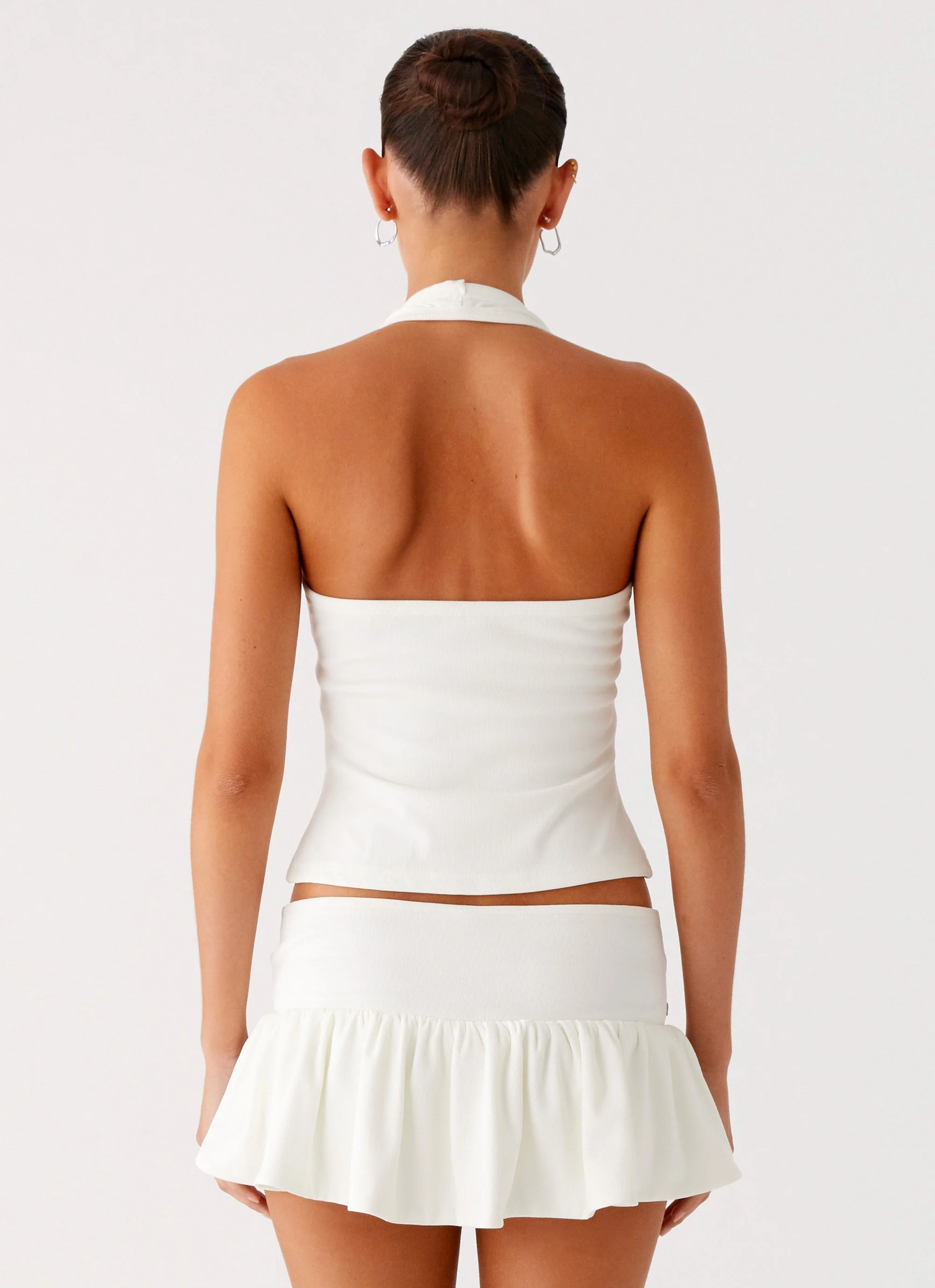 Vegas Nights Low Rise Skort - White - Image 5