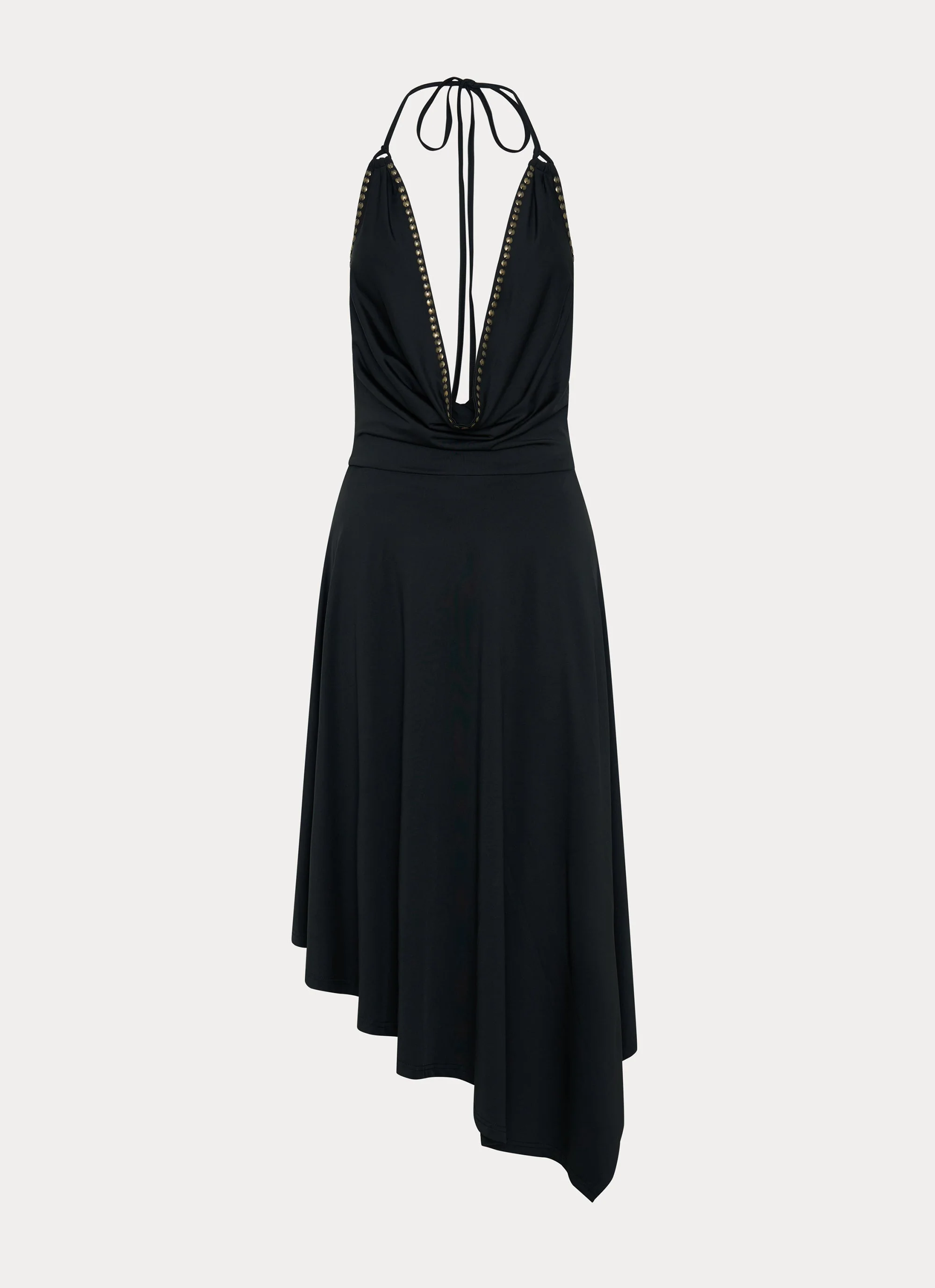 Vena Beaded Midi Dress - Black - Image 5