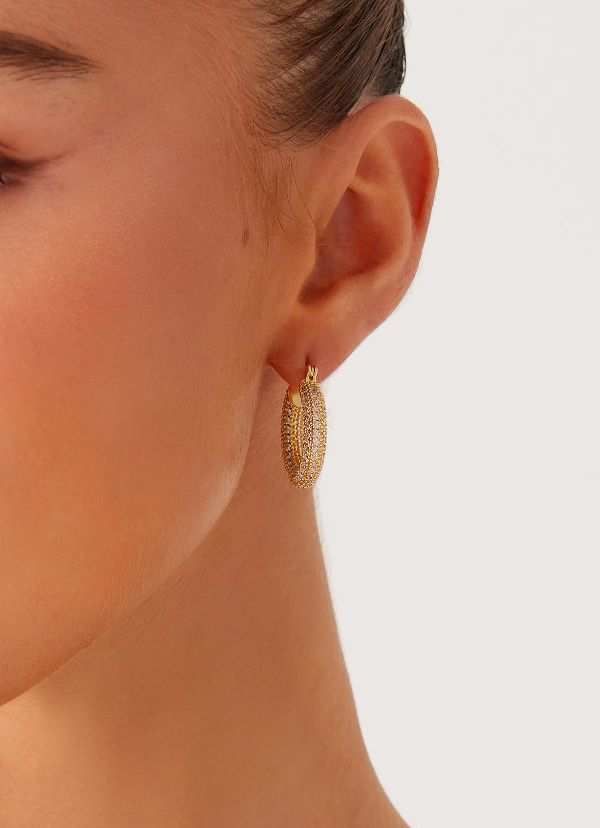 Violet Earrings - Gold - Image 2