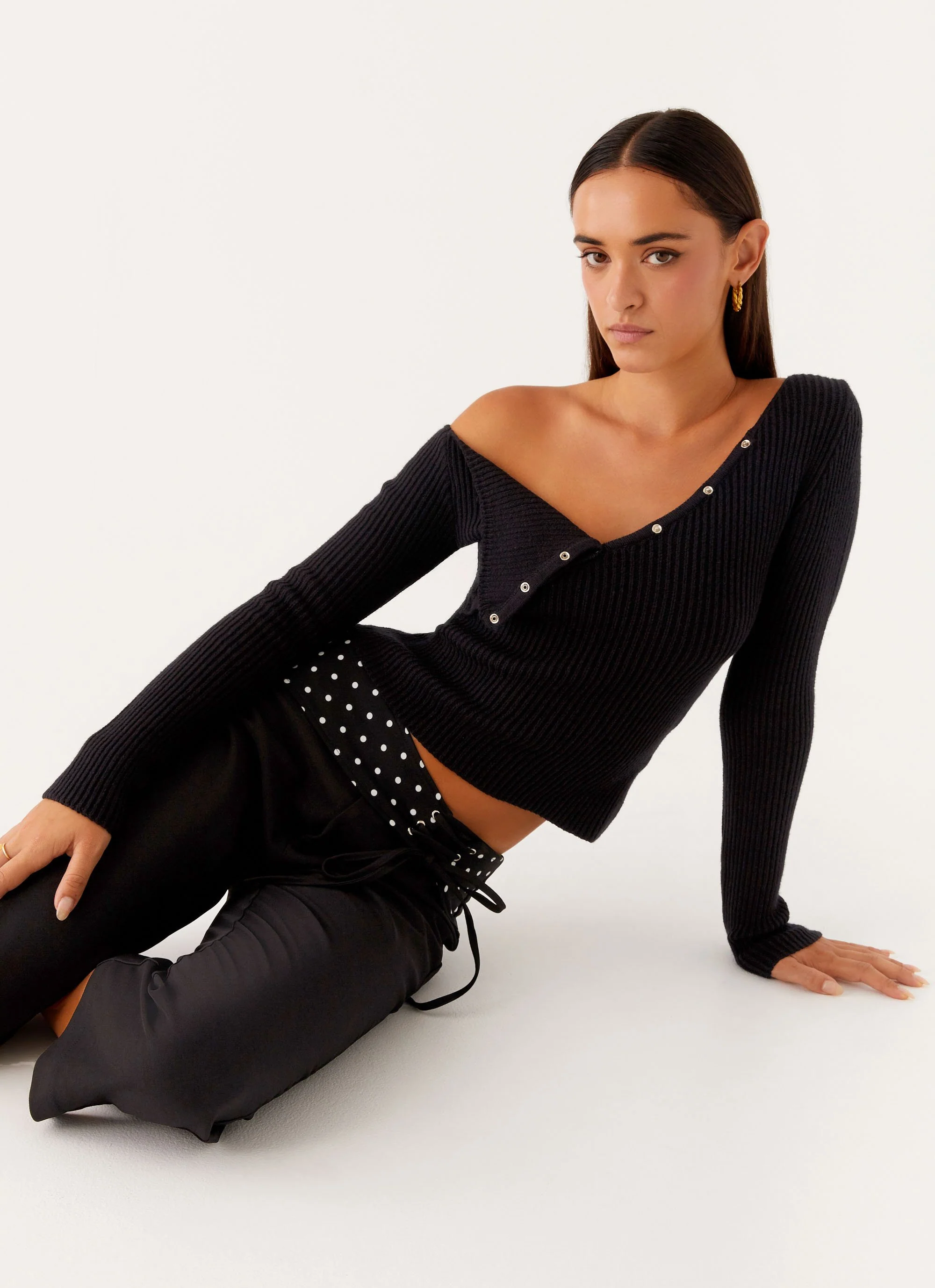 Waverly Knit Top - Black - Image 6