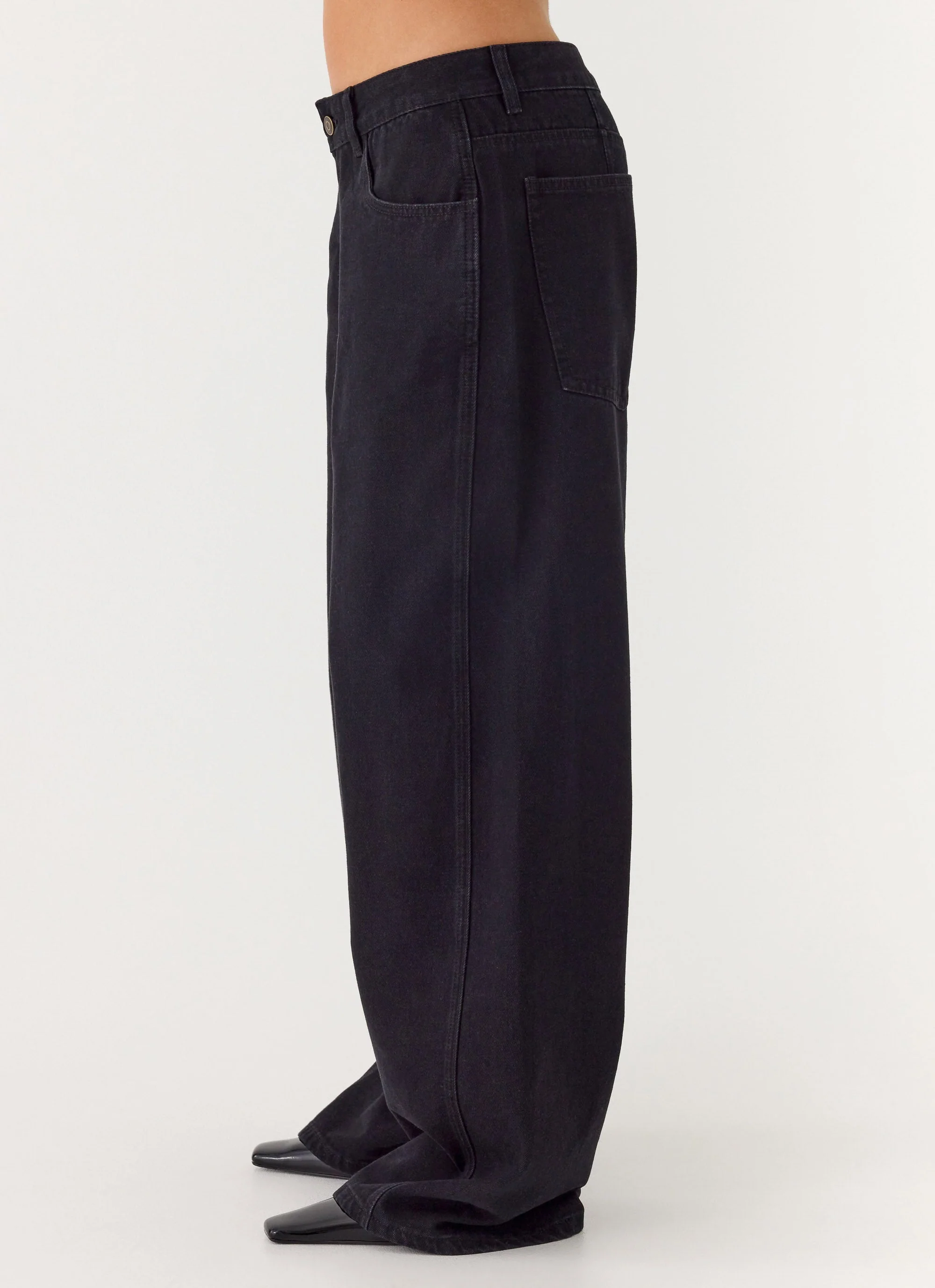 Waylon Low Rise Denim Jeans - Black - Image 2