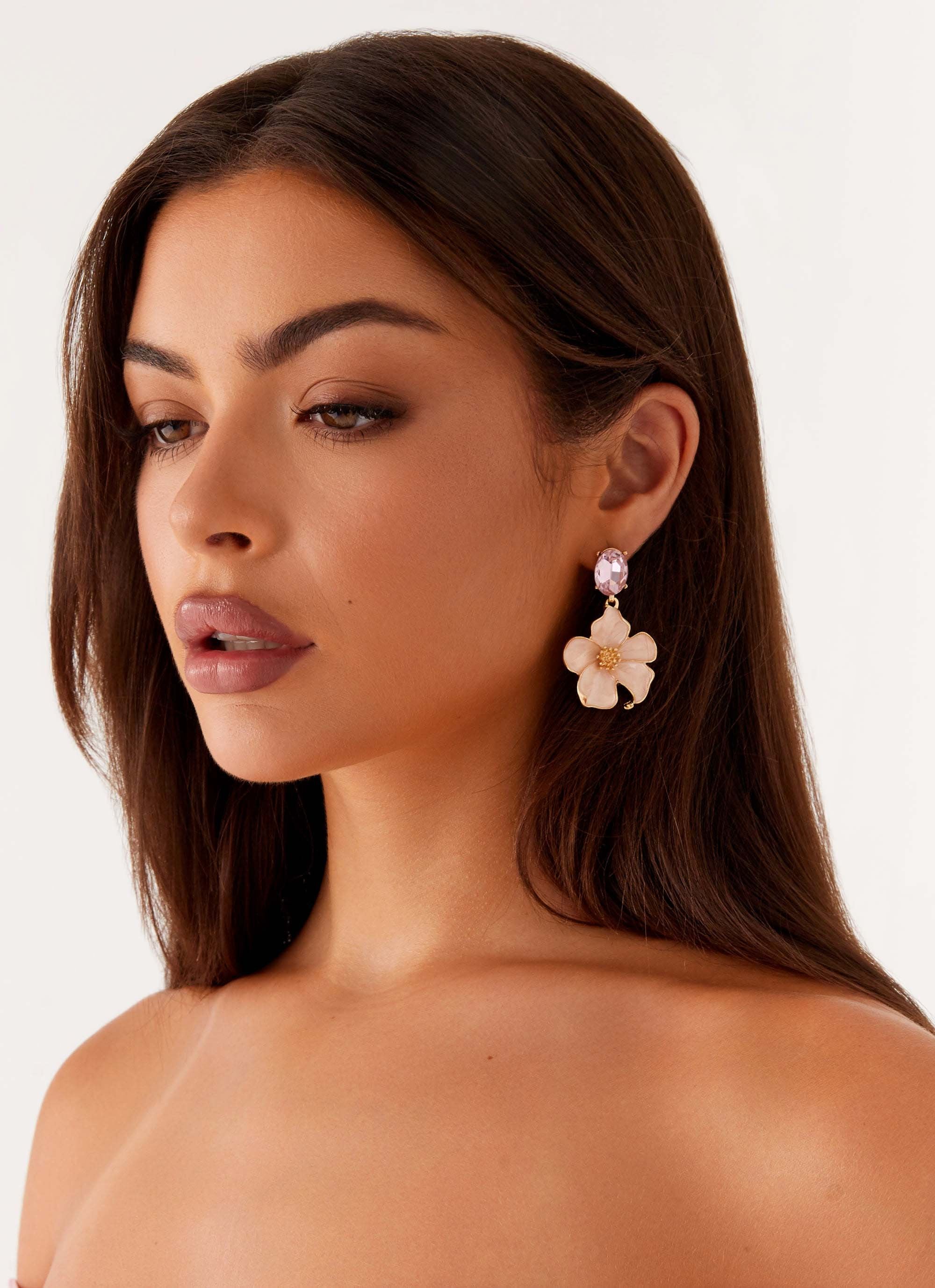 Wendy Earrings - Pink - Image 2