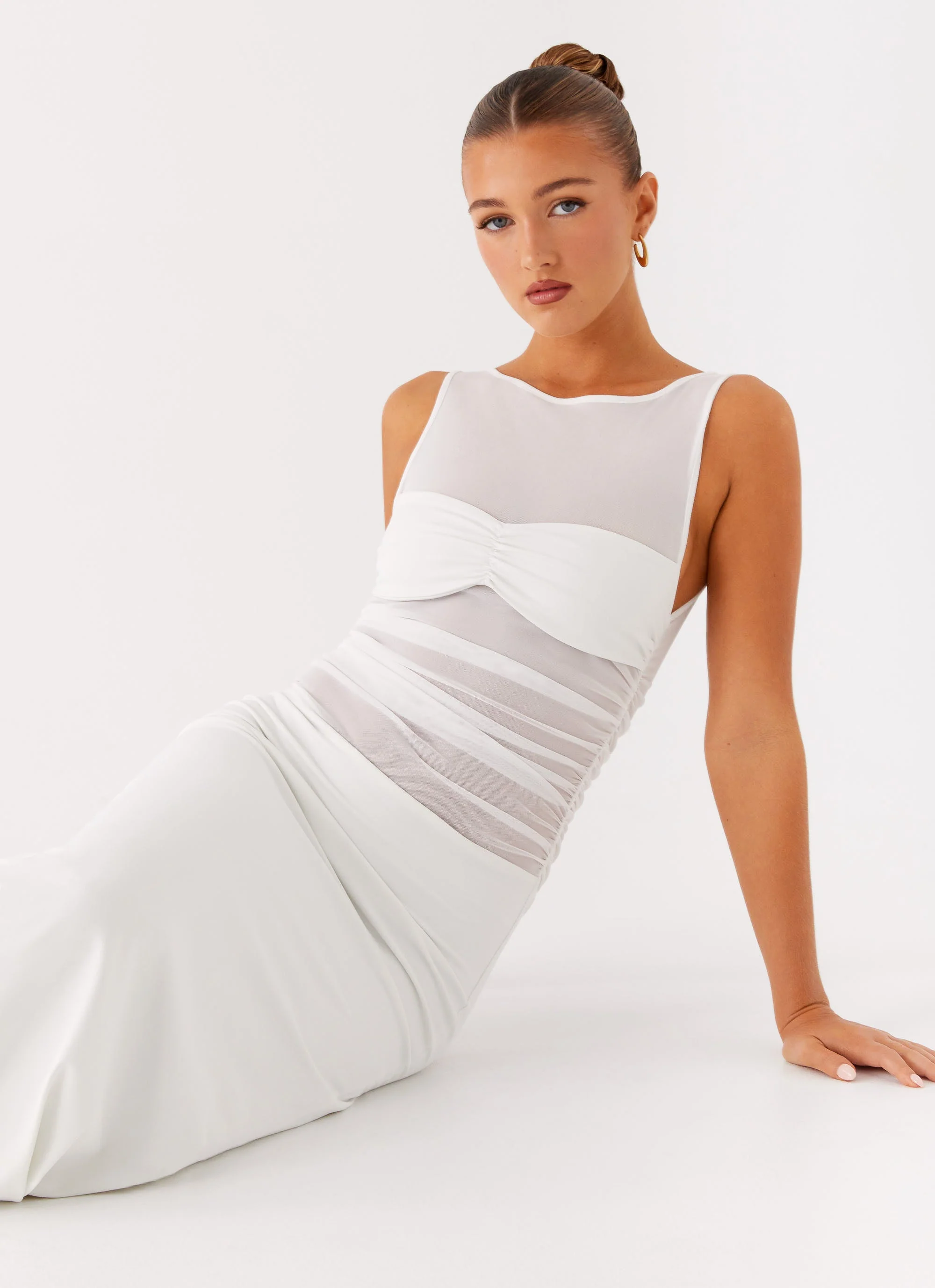 Wesley Maxi Dress - Ivory - Image 5
