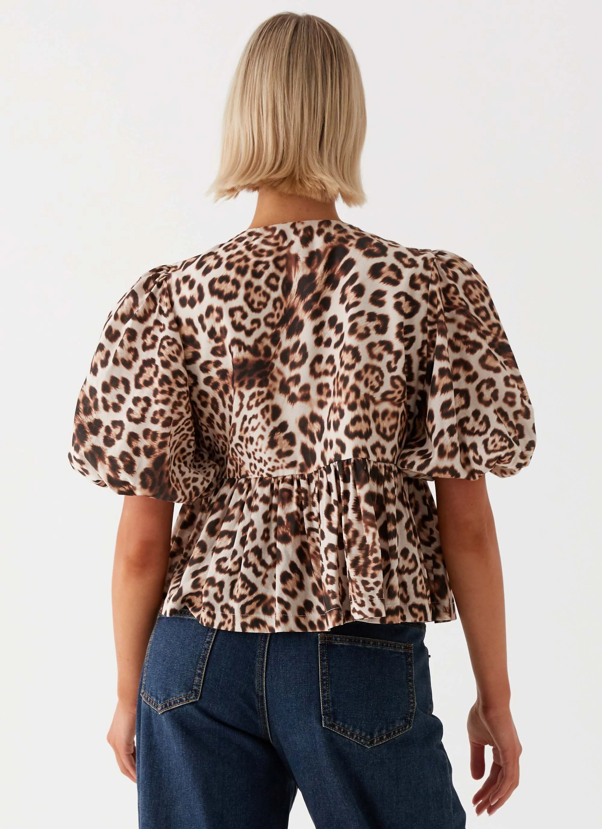 Western Wind Tie Top - Leopard - Image 4