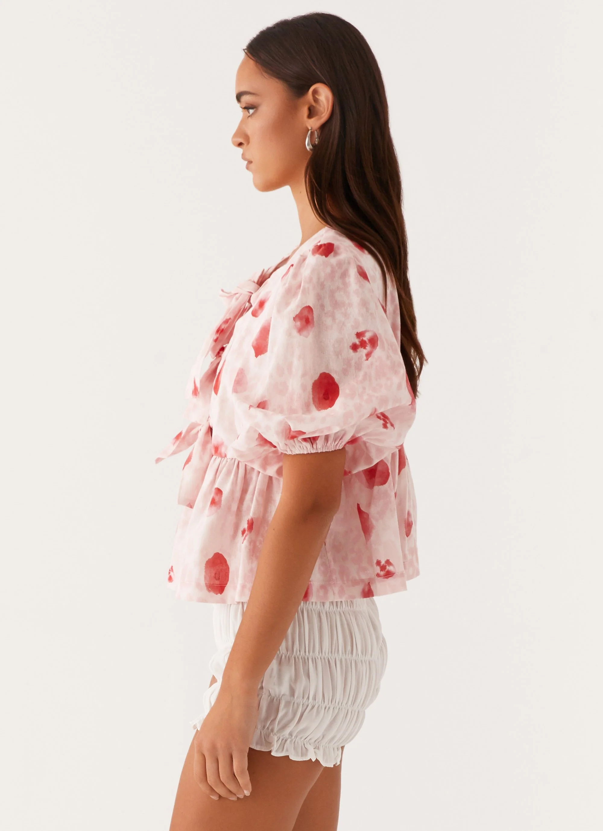 Western Wind Tie Top - Rose Leopard - Image 3