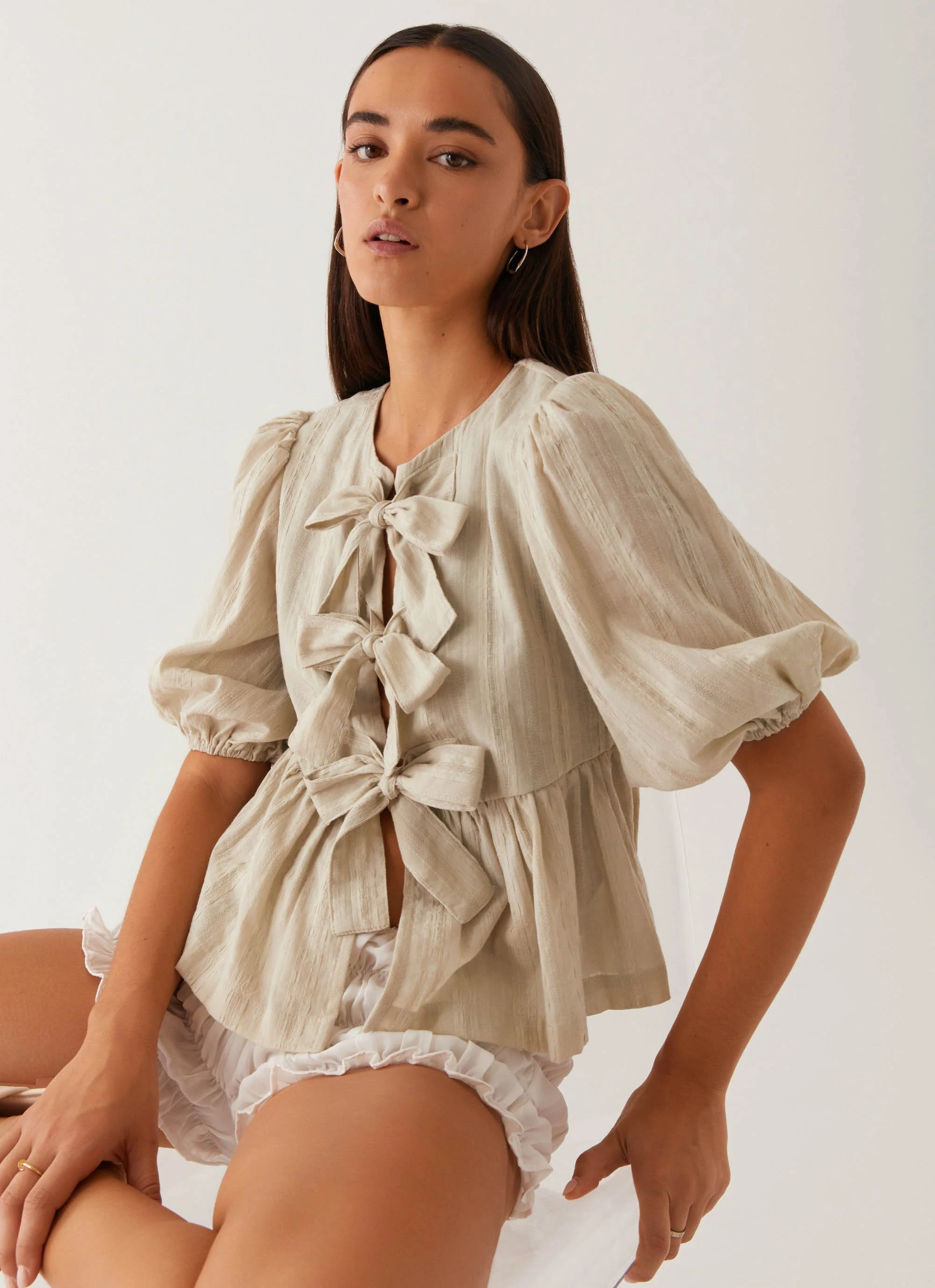 Western Wind Tie Top - Sage - Image 4