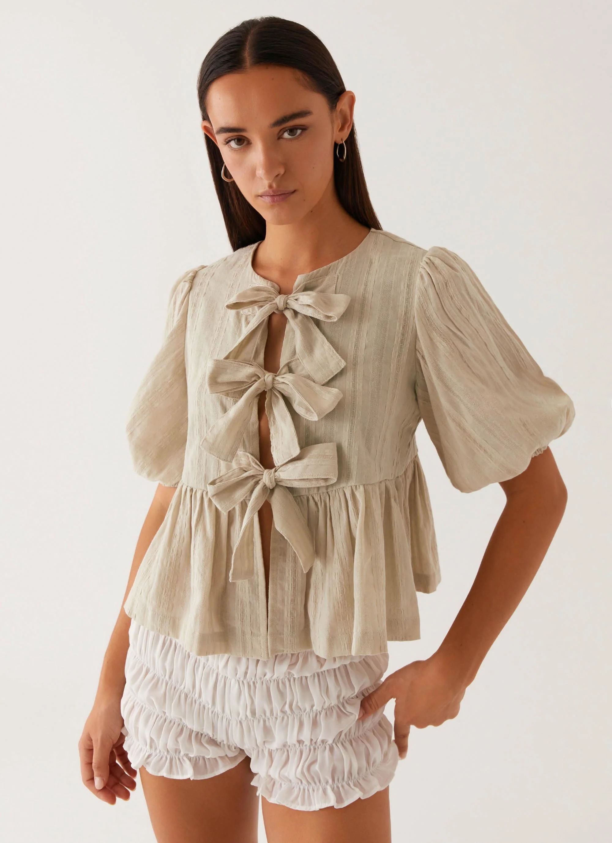 Western Wind Tie Top - Sage - Image 5