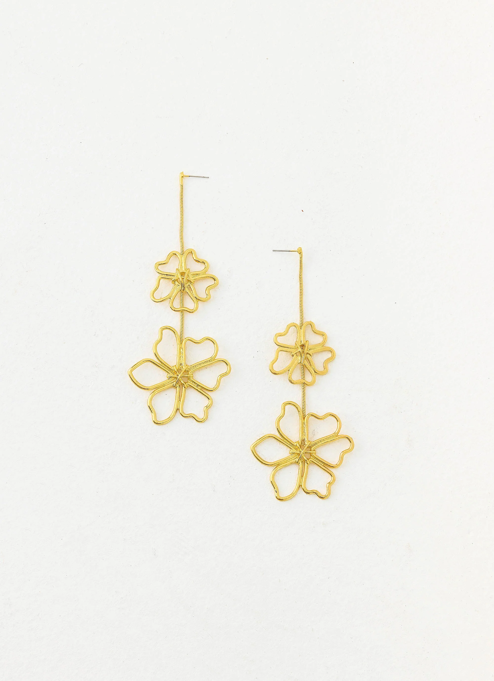 Wildflower Earrings - Gold