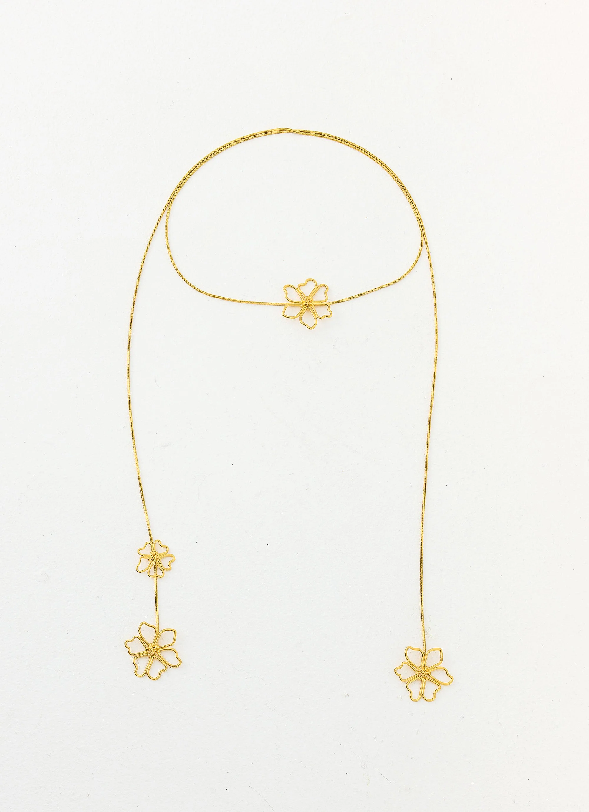 Wildflower Necklace - Gold