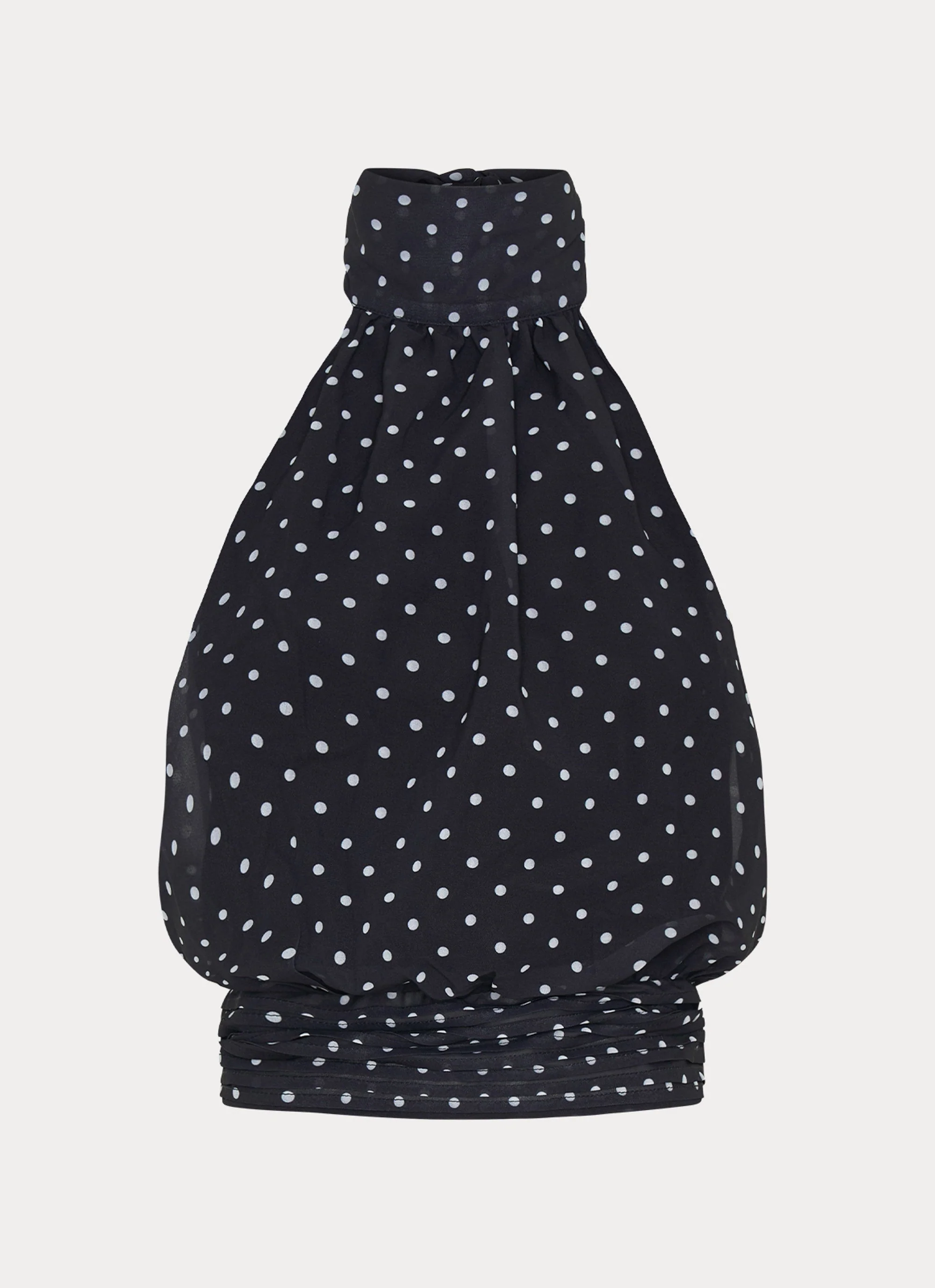 Willow Chiffon Top - Black Polkadot - Image 9