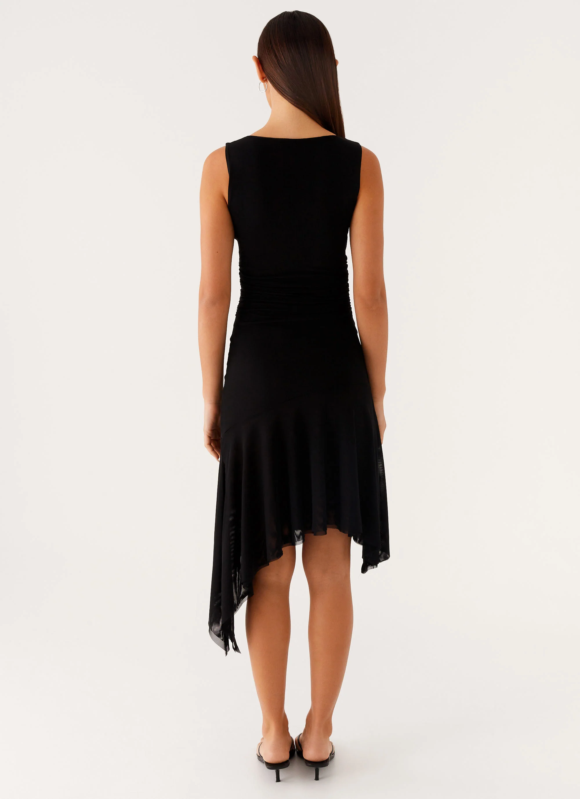 Winona Midi Dress - Black - Image 4