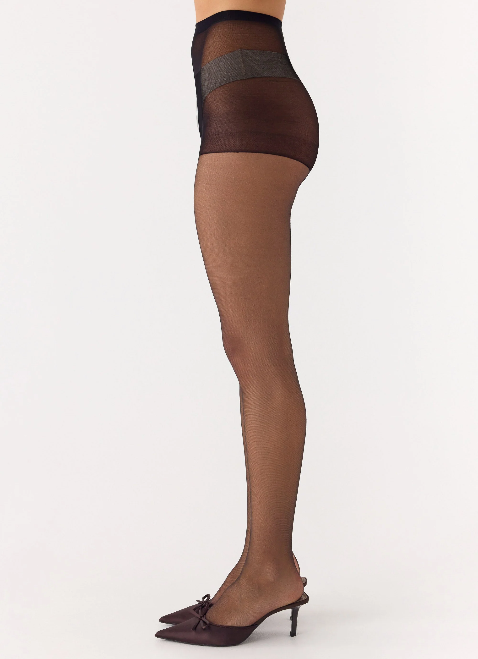 Winter Nights Stripe Stockings - Black - Image 3