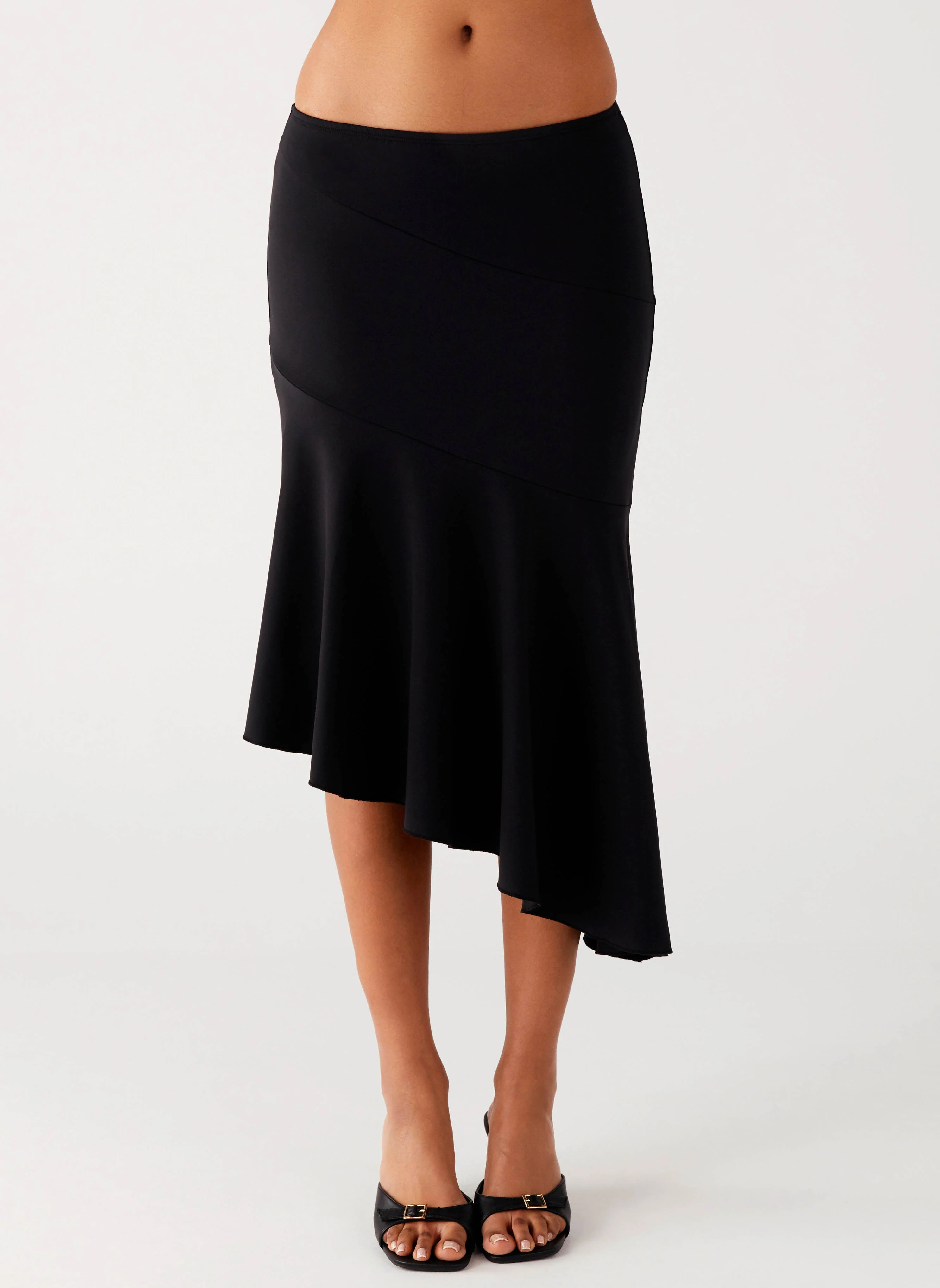 Wonderlust Midi Skirt - Black - Image 3