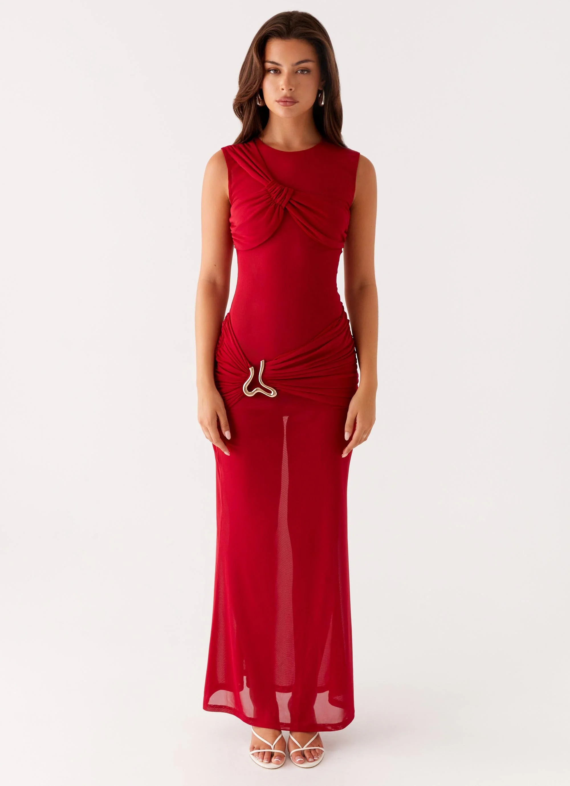 Worldwide Maxi Dress - Raspberry - Image 2