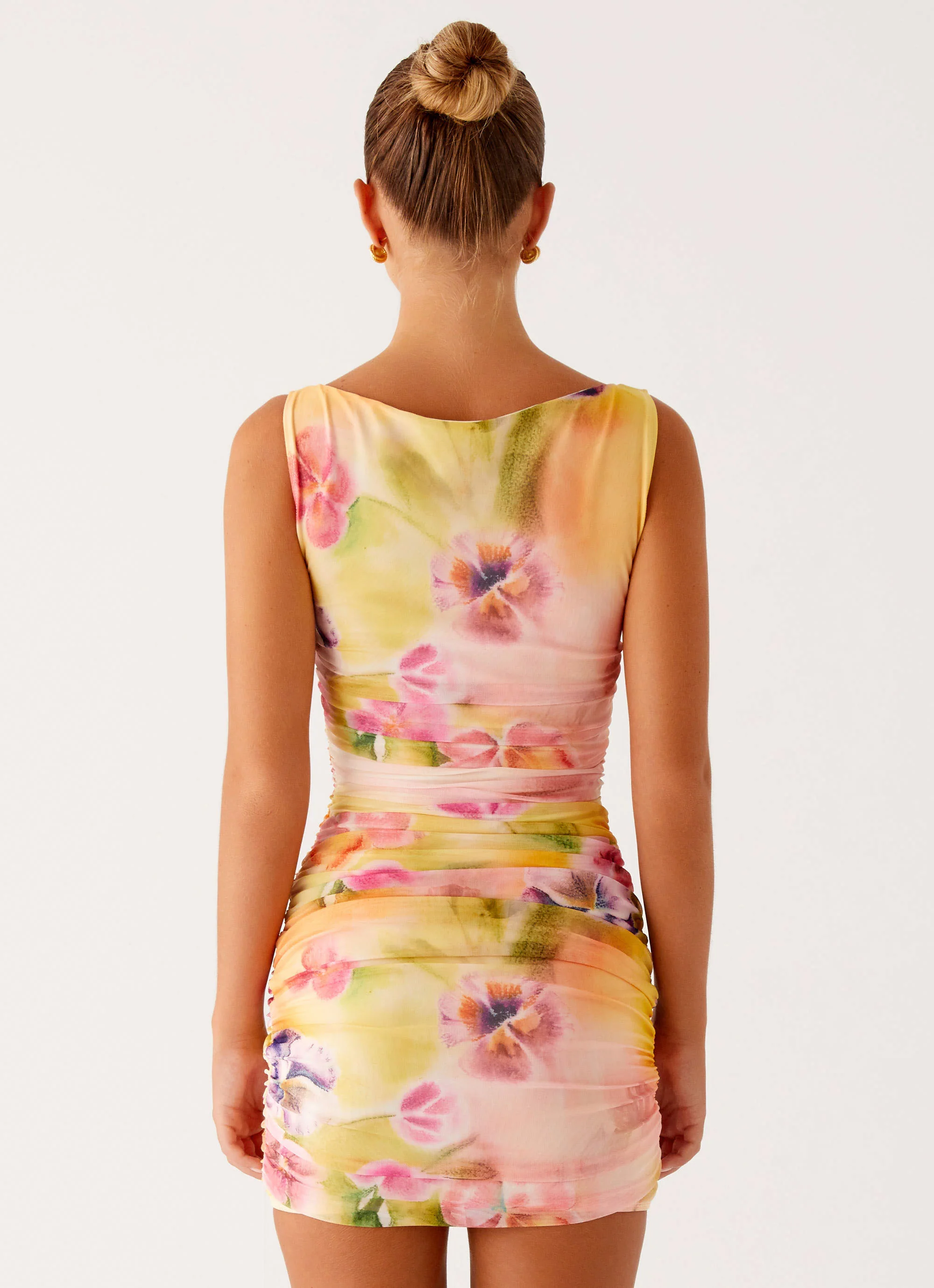 Yennifer Mini Dress - Sunburst Floral - Image 3