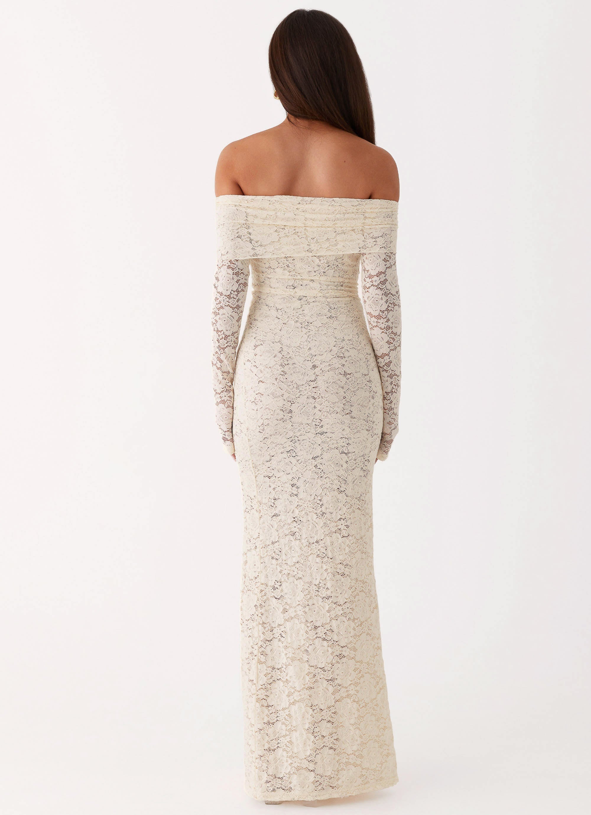 Yours Always Lace Maxi Dress - Ivory - Image 3