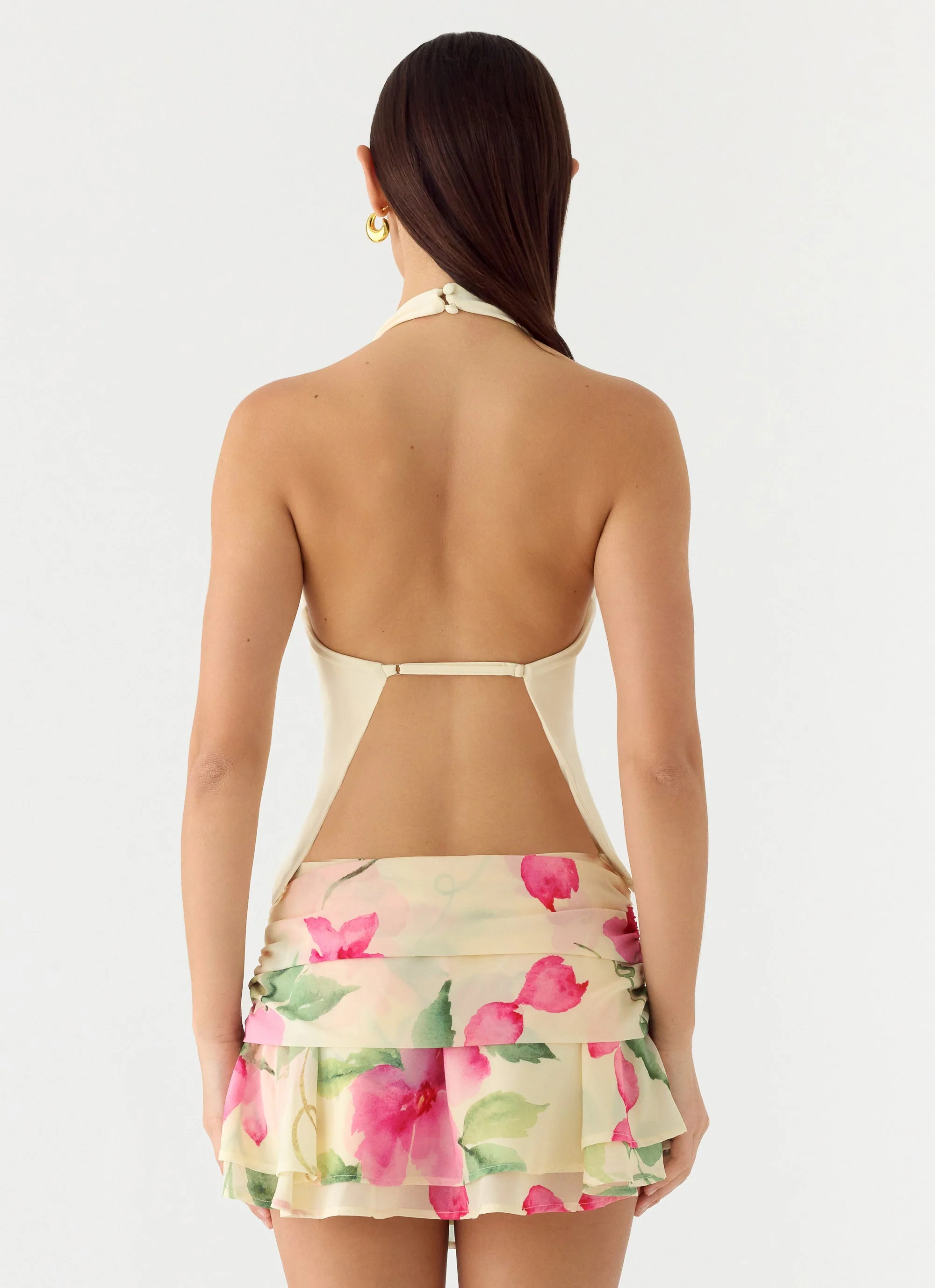 Yuju Mini Skirt - Lemon Soleil - Image 4