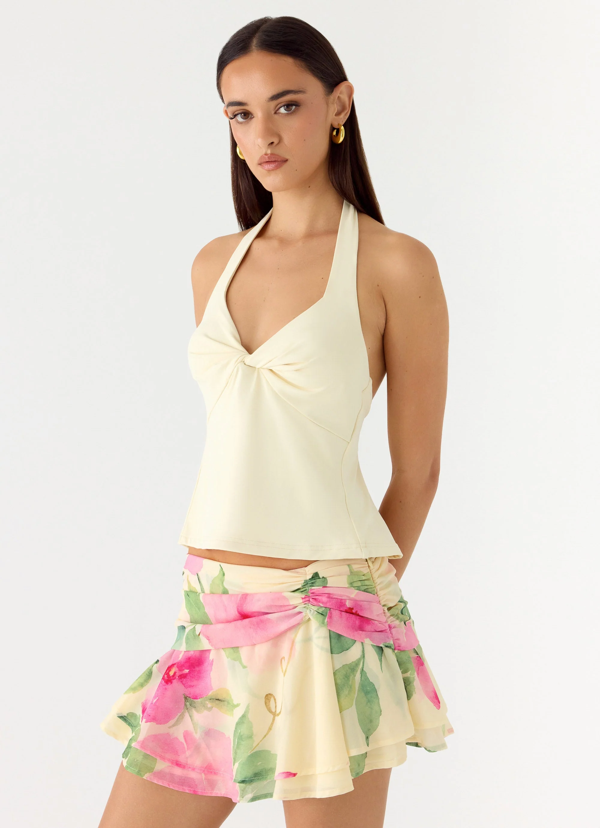 Yuju Mini Skirt - Lemon Soleil - Image 6