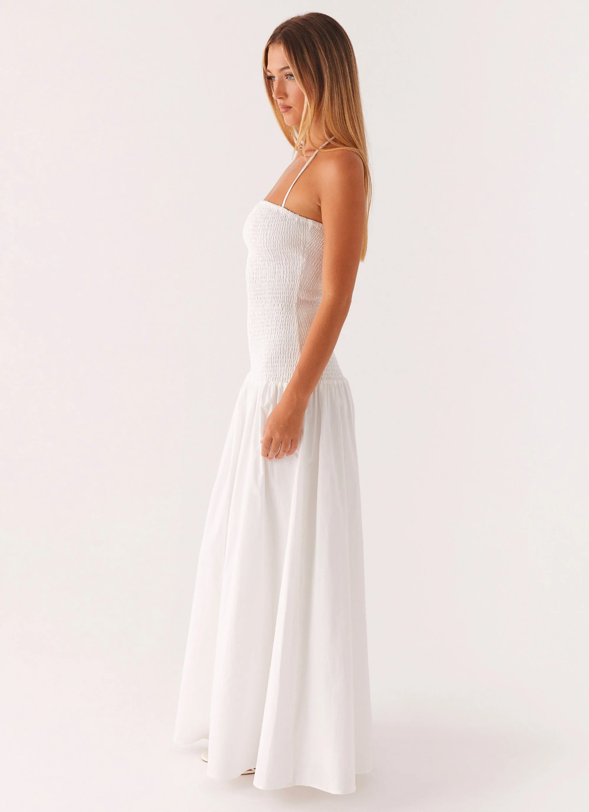 Zahra Maxi Dress - White - Image 3