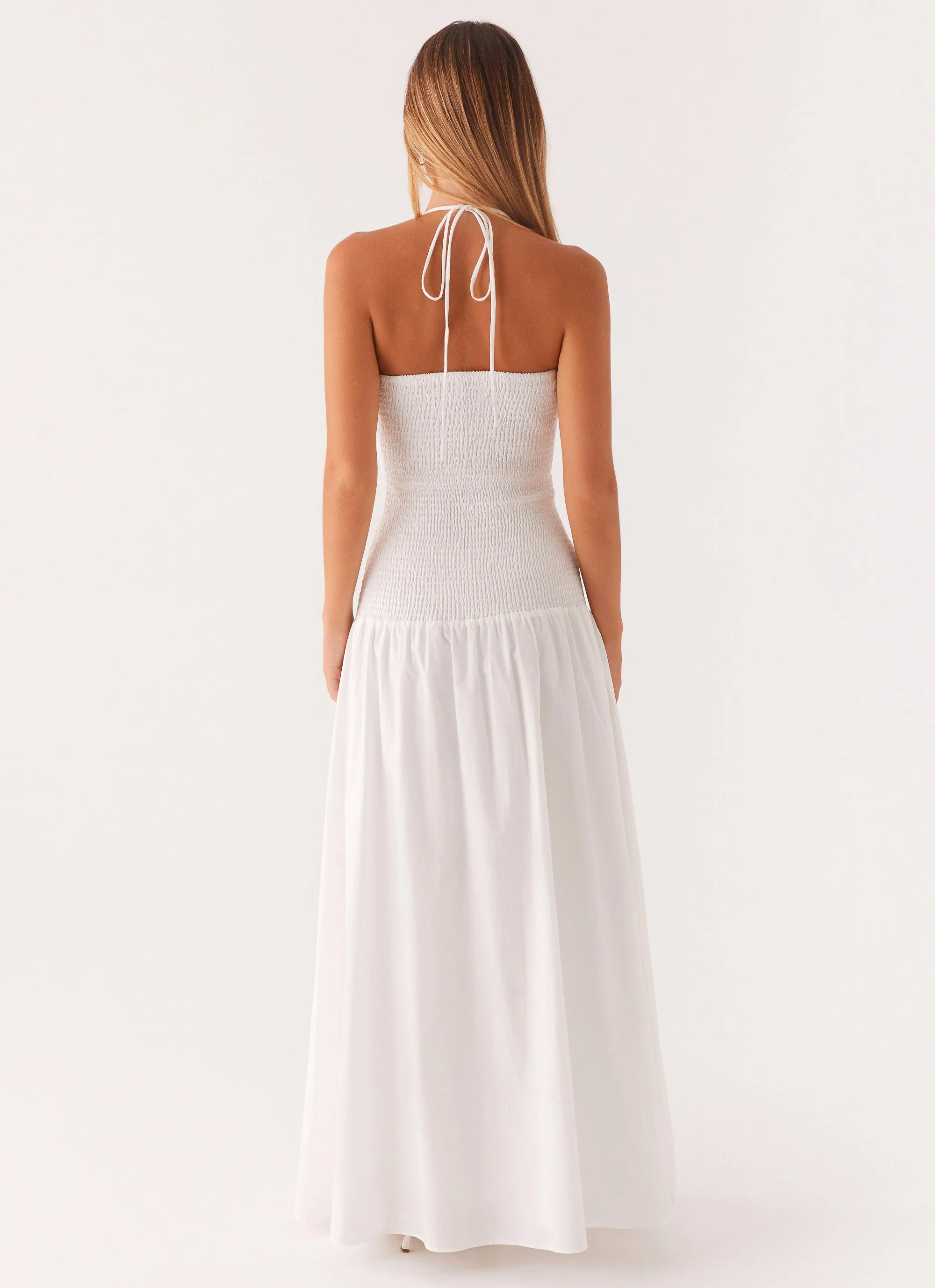 Zahra Maxi Dress - White - Image 4