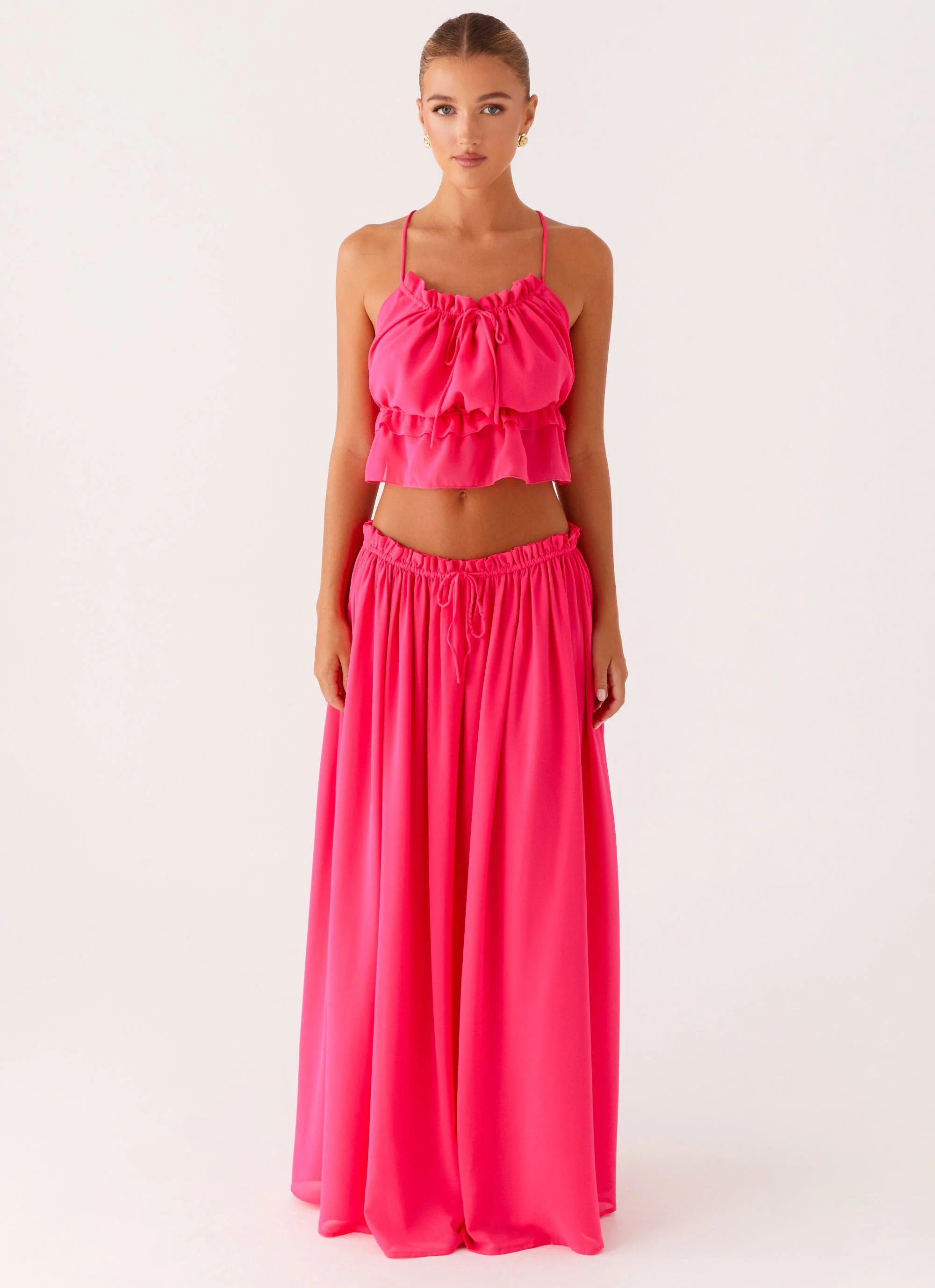Zaya Backless Top - Fuchsia - Image 2