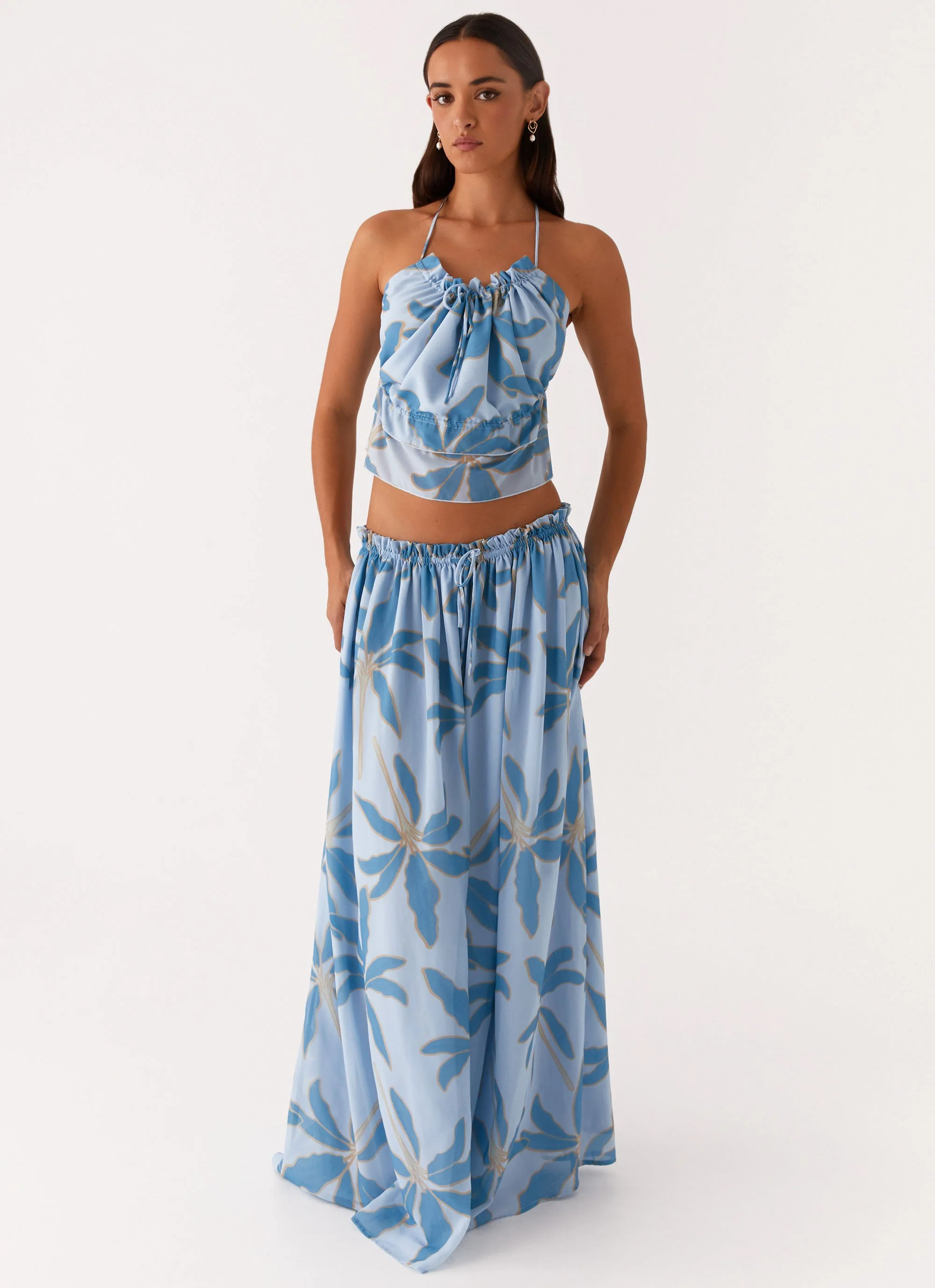 Zaya Backless Top - Opulent Blue - Image 5