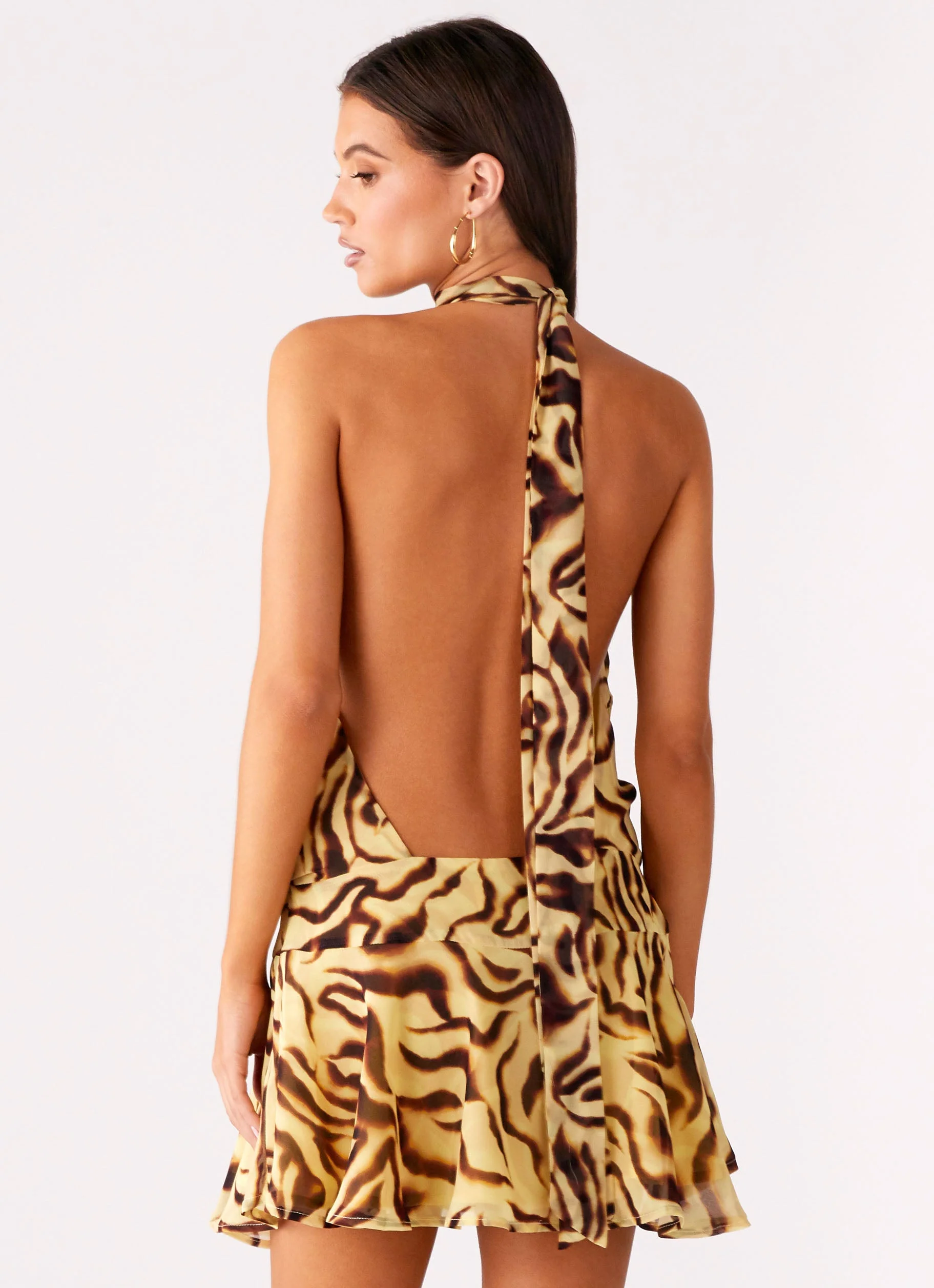 Zulla Backless Mini Dress - Laguna Print - Image 3